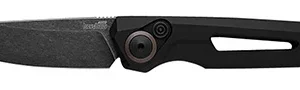 Kershaw 7550 Launch 11 Automatic 2.75" Folding Drop Point Plain Black Oxide Blackwash CPM 154 SS Blade, Black Anodized Aluminum Handle, Includes Pocket Clip
