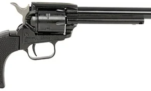 Heritage Mfg RR22B6PGHOL Rough Rider  22 LR 6 Shot, 6.50" Black Oxide Steel Barrel, Black Oxide Zinc Alloy Frame, Black Oxide Cylinder, Black Polymer Grip, Exposed Hammer