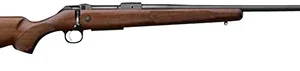 CZ-USA 07713 CZ 600 American ST2 6.5 Creedmoor 5+1 24" Threaded, Black Barrel/Rec, Walnut Stock, Adj. Trigger