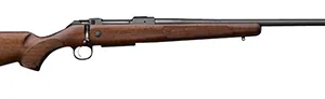 CZ-USA 07712 CZ 600 American ST2 308 Win 5+1 20" Threaded, Black Barrel/Rec, Walnut Stock, Adj. Trigger