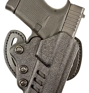 DeSantis Gunhide 042KAB2Z0 Facilitator  OWB Black Kydex Belt Slide Fits Glock 17/17 Gen5/22/31/47 Right Hand