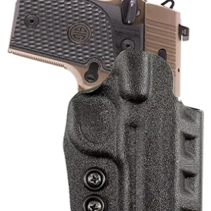 DeSantis Gunhide D94KA1RZ0 Cazzuto  OWB Black Kydex Paddle Fits S&W M&P 9 Shield EZ Right Hand