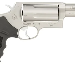 Taurus 24410P39MAG Judge T.O.R.O Magnum Compact Frame 45 Colt (Long Colt)/410 Gauge 5rd 3" Matte Stainless Steel Barrel, Cylinder & Frame, Black Rubber Grip, Transfer Bar Safety, Exposed Hammer