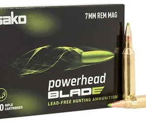 SAKO (TIKKA) JASPHB7MMRM140B PowerHead Blade 7mm 140 gr 20 Per Box/ 10 Case