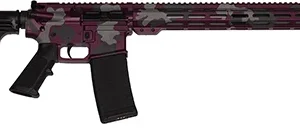 Great Lakes Firearms GL15223SSMMAN AR-15 Mission 223 Wylde 30+1 16", Manhattan Camo Rec/15" M-Lok Handguard, Black Carbine Stock & A2 Grip, Muzzle Brake