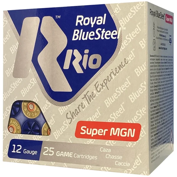 Rio Ammunition RBSM403 BlueSteel Royal 12 Gauge 3" 1 3/8 oz 25 Per Box/ 10 Case