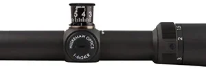 Huskemaw Optics 1016HO Tactical Hunter Black 1-6x24mm 30mm Tube, Illuminated HuntSmart Reticle