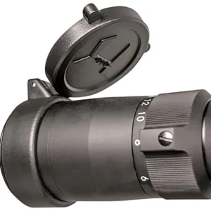 Huskemaw Optics 20SFC416 Blue Diamond Flip-Up Lens Caps Black Rubber 42mm Objective, Compatible w/Blue Diamond 4-16x42mm