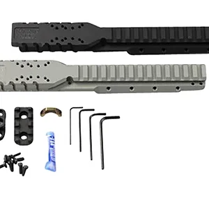 Samson 030026801 Hannibal Rail for Ruger Mini-14 (2007/Earlier)  Black Anodized 0 MOA