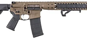 LWRC ICDIR35CK16L Individual Carbine Direct Impingement 350 Legend 5+1 16.10" Threaded, FDE Ambi Rec/M-Lok Handguard, 6 Position Stock, OEM Ultra Combat Grip, Angled Fore Grip