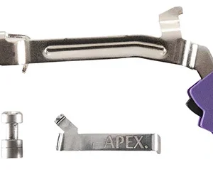 Apex Tactical 102P165 Action Enhancement Slim Purple Drop-In Compatible w/Glock Gen3-4 17/19/22-27/31/32/33/34/35