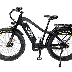 Bakcou E-bikes B-MJ-B-B25 Mule Jager Matte Black 18" w/Stand Over Height of 29.50" Frame, Rohloff E-14 (500/14) Speed Hub Bafang M620 Ultra Motor, 35+ mph Speed