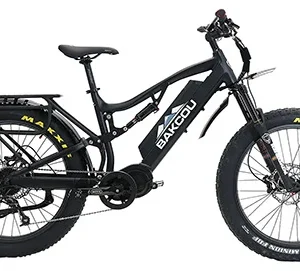 Bakcou E-bikes B-S19-B-B25 Storm 25 Large Matte Black 19" w/Stand Over Height of 30.50" Frame, Sram 9sp, 40t Front & Sram 11-34t Rear Cassette Bafang M620 Ultra Motor