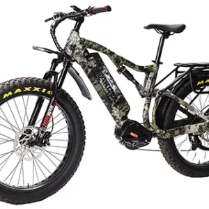 Bakcou E-bikes B-S19-KRY-B25 Storm 25 Large Kryptek Altitude 19" w/Stand Over Height of 30.50" Frame, Sram 9sp, 40t Front & Sram 11-34t Rear Cassette Bafang M620 Ultra Motor