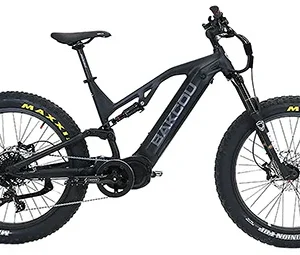 Bakcou E-bikes B-SC19-B-B21 Scout Large Matte Black 19" Frame, 11 Speed Sram NX, 11-42t Rear Cassette BafangUltra Mid-Drive Motor