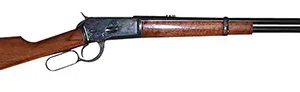 Cimarron AS632 1892 Carbine Full Size 44 Mag 10+1 20" Blued Round Barrel, Color Case Hardened Steel Receiver Walnut Fixed Stock, Right Hand
