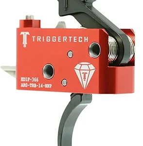 TriggerTech AR0TRB14NNP Diamond  Two-Stage Black Pro Curved Trigger with 1.50-4 lbs Draw Weight for AR-15 Right