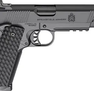 Springfield Armory PC9125LR 1911 TRP  45 ACP 8+1 5" Black Match Grade Barrel, Black Cerakote Serrated Carbon Steel Slide & Frame w/Picatinny Rail & Beavertail, VZ Hydra G10 Grip