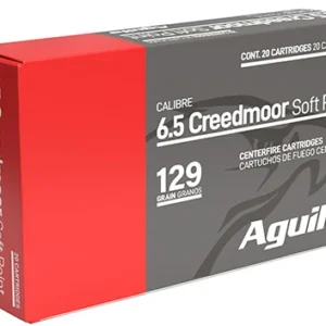 Aguila 81489AG   6.5 Creedmoor 129 gr InterLock Boat Tail Soft Point 20 Per Box/ 10 Case