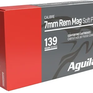 Aguila 80591AG   7mm Rem Mag 139 gr InterLock Boat Tail Soft Point 20 Per Box/ 10 Case