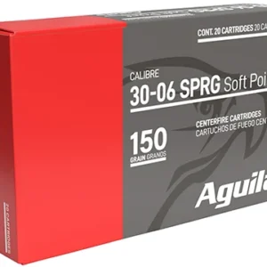 Aguila 8108AG   30-06 Springfield 150 gr InterLock Boat Tail Soft Point 20 Per Box/ 10 Case