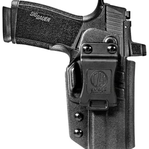 1791 Gunleather TACIWBP365XMBLKR Tactical  IWB Black Kydex Compatible w/ P365-X MACRO Belt Clip Right Hand