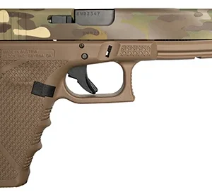 Weapon Works PI3430103-228071 G34 Gen3 Competition Frame 9mm Luger 17+1 5.31" Black Steel Barrel, MC w/Mesh Stippling Long/Serrated Steel Slide, Flat Dark Earth Polymer Frame w/Picatinny Rail