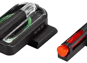 HiViz SG320FD21 FastDot  H3 Sight Set for SIG P320 Red Fiber Optic Front Sight-Green Tritium Rear Sight