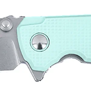 CRKT 2560 Ibis  EDC 3.09" Folding Drop Point Plain Stonewashed 14C28N Steel Blade, Blue G10/SS Handle