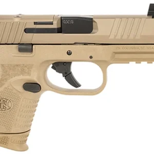 FN 66101795 509C  Compact Frame 9mm Luger 10+1 Black Flat Dark Earth PVD Flat Dark Earth