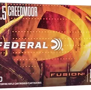 Federal F65CRDTFS1 Fusion  6.5Creedmoor 140gr Bonded Soft Point 20 Per Box/10 Case