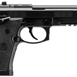 Beretta USA J92XFMSDA15 92GTS  9mm Luger 15+1 4.70" Black Inox Steel Barrel, Black Cerakote Optic Ready/Serrated Steel Slide + Aluminum Frame w/Beavertail & Picatinny Rail, Ambidextrous