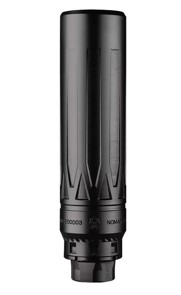 Dead Air NOMADTIXCDTBLK Nomad TI XC Black 7.62mm Silencer w/ Direct Thread 5/8-24 Hub Mount