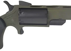 North American Arms NAATGHCB Green Huntsman Conversion 22 LR/22 Mag 5rd 2" Heavy Vent Rib Barrel, OD Green Cerakote Steel Frame, Matte Black Cylinder, Black Cobblestone Rubber Grip