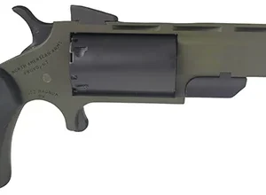 North American Arms NAATGHMB Green Huntsman  22 LR 5rd 2" OD Green Cerakote Heavy Vent Rib Barrel, OD Green Cerakote Steel Frame, Matte Black Cylinder, Black Cobblestone Rubber Grip, Exposed Hammer