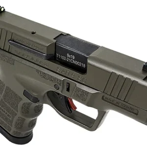 SAR USA SAR9SCOD SAR9 SC  Sub Compact Frame 9mm Luger 12+1 3.30" Black Steel Barrel, Black Serrated Steel Slide, Black Polymer Frame, Black Interchangeable Backstrap Grip