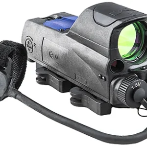 Meprolight USA 0687703 MOR PRO  Black 1x30mm 2.2 MOA Amber Dot/ Bullseye Illuminated Reticle Red/IR Laser