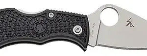 Spyderco MBKLFP Manbug  1.90" Stonewashed VG-10 SS Blade/ Black Textured FRN Handle