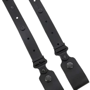 Galco MC2TDB Horizontal Shoulder System Tie Down Set 2.0 Black Full Grain Leather Ambidextrous