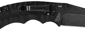Kershaw 8750TBLKBWX Shuffle II 2.60" Folding American Tanto Plain Black Oxide 8Cr14MoV SS Blade Black Glass-Filled Nylon Handle Clamshell Packaging