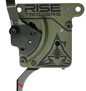 Rise Armament RA740 Reliant Trigger Black/Green Curved