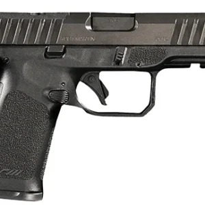 Rost Martin RM1CBLKOSP15 RM1C  Compact Frame 9mm Luger 15+1, 4" Black Steel Barrel, Black Tenifer Optic Ready/Serrated Steel Slide, Black Polymer Frame w/Picatinny Rail & RGT Grip, Ambidextrous