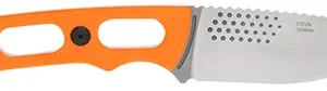 S.O.G SOG17330157 Ether FX 3.10" Fixed Drop Point Plain Brushed Satin CPM S35VN SS Blade, Blaze Orange Textured G10 Handle