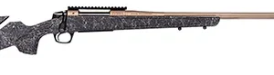CVA CR3960F Cascade Long Range Hunter Full Size 7mm Rem Mag 24" Smoked Bronze Cerakote Steel Threaded Barrel, Black w/Smoked Bronze Web Synthetic Stock