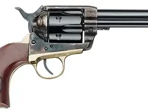 Pietta HF357CHBR434NMUS 1873 Great Western II U.S. Marshal 357 Mag 6rd 4.75" Blued Steel Barrel & Cylinder, Color Case Hardened Steel Frame, Walnut w/Engraved US Marshal's Badge Grip, Exposed Hammer