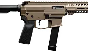 Angstadt Arms AAUDP09PF6 UDP-9  9mm Luger 15+1 6" Black Melonite Threaded Barrel, 5.50" Free Float M-LOK Handguards, Flat Dark Earth Cerakote Aluminum Picatinny Rail Receiver, Black B5 Grips