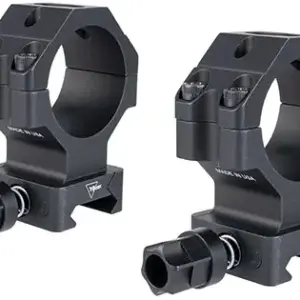 Trijicon AC22067 Scope Rings with Q-LOC Technology  Matte Black  30mm  Extra High