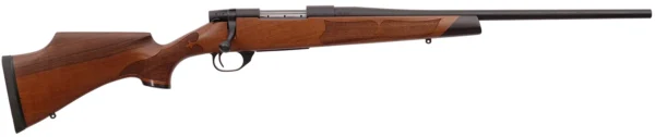 Weatherby VWR222RR0T Vanguard Camilla Compact 22-250 Rem 5+1 20" Matte Blued #1 Threaded Barrel, Matte Blued Drilled & Tapped Steel Receiver, Grade A Turkish Walnut Monte Carlo Wood Stock
