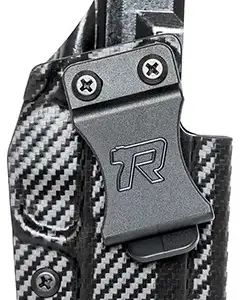 Rounded Gear SSRP365CFRHVAR Kydex  IWB Black Kydex Fits Sig P365 Belt Clip Right Hand
