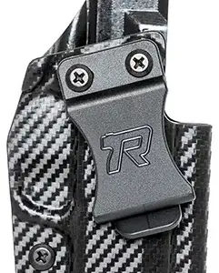 Rounded Gear SSRP365XMACROCFRHVAR Kydex  IWB Black Kydex Fits Sig P365 X Macro Belt Clip Right Hand